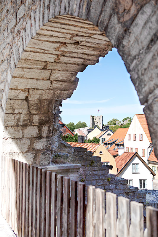 norderport från helge ands ruin