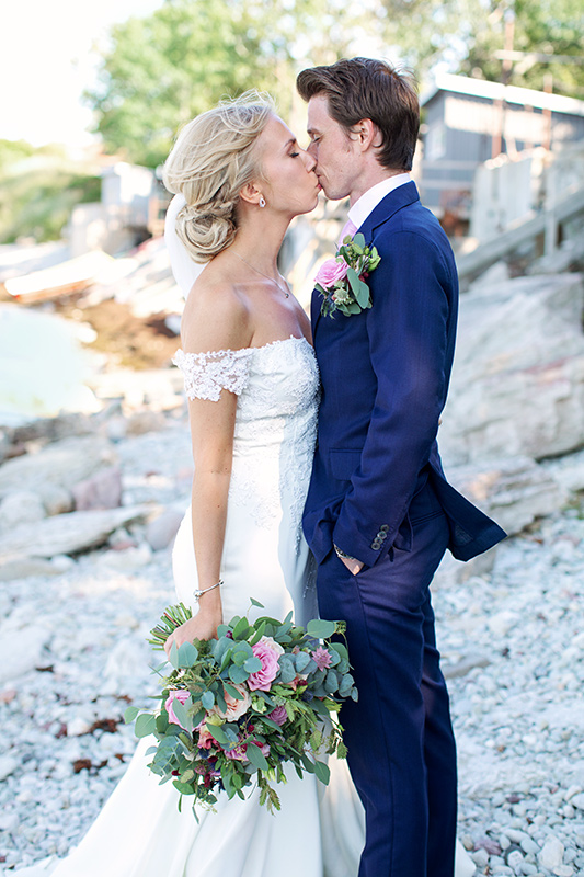bröllopsfotografering vid fridhem