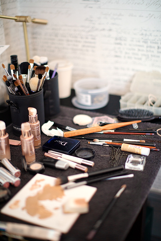 smink brudförberedelser